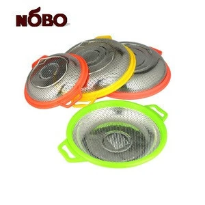 Chaozhou Nobo round shape serving colander plastic colander with handle