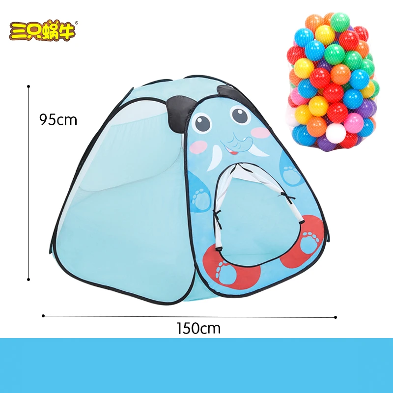 Cheap Animal Indoor Outdoor Six-sided  tent Pop up Play House Tent Toy