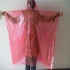 cheap disposable PE rain poncho /pe rain gear
