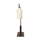 Cheap Hot Sale Wooden Base With Shoulders Durable Children Dress form Display Mannequin for Clothing Store