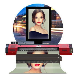 Cheap Outdoor Advertising Industrial large format vinyl eco solvent printer with DX5 Printheads
