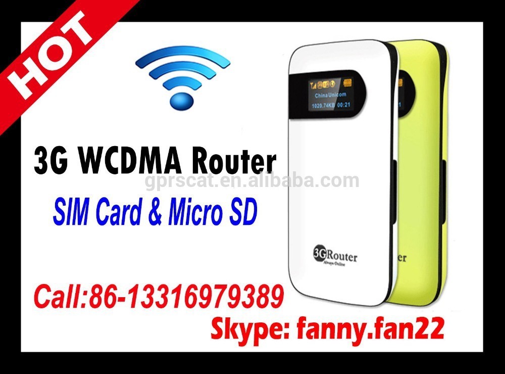 cheap portable cell phone wifi 3g sim router