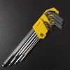 Cheap Price L Type Spanner Ball Point Hexagon Hex Key Wrench set