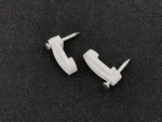 Cheap price wiring accessories plastic saddle cable clip with steel nail