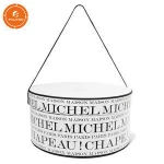 Cheap white subscription storage custom printed folding cardboard transport packaging hat Box
