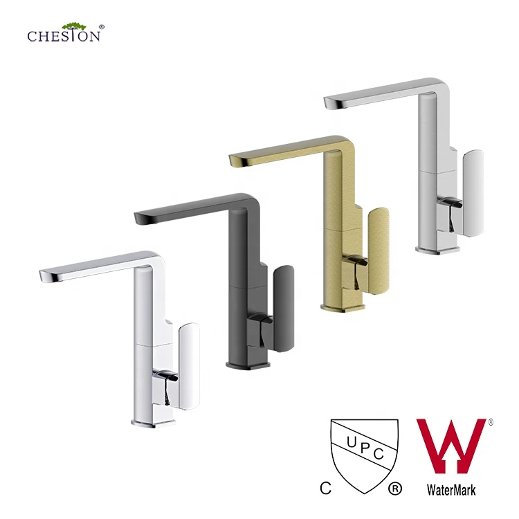 CHESTON good quality watermark cupc brass kitchen faucet bathroom sink hot cold water mixer tap hot sale 25mm cartridge faucet