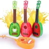 Children&#39;s fruit guitar toy can play simulation Mini ukri musical instrument boy and girl baby music guitar