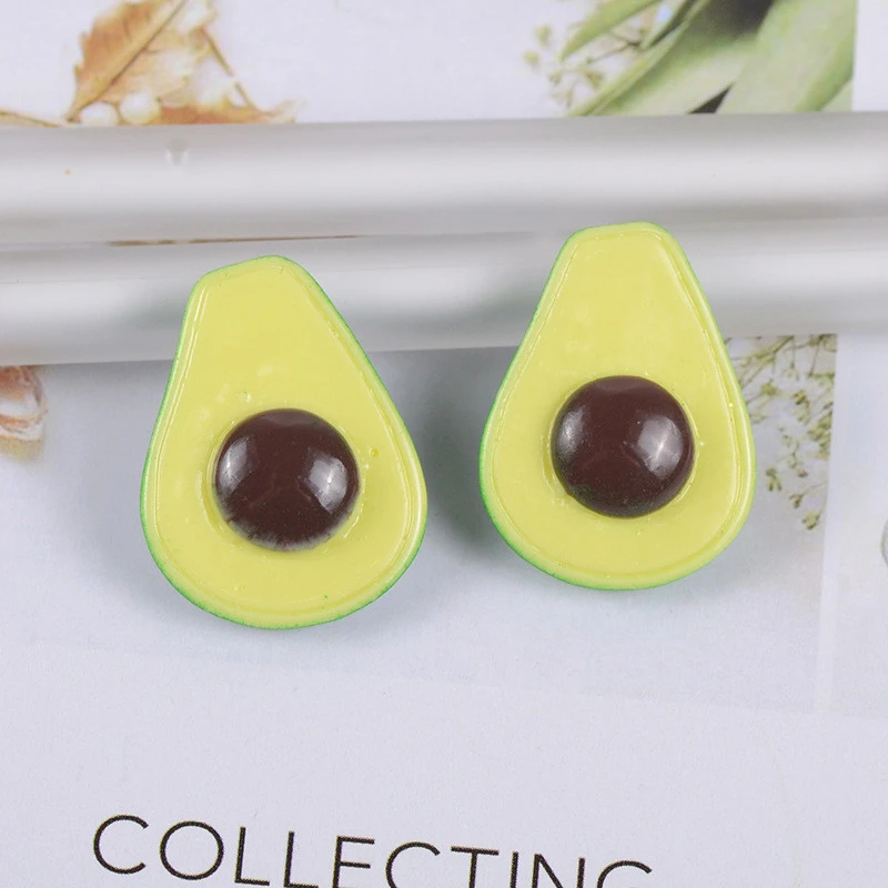 Children&#x27;s Educational Toys Simulation Charm Avocado Mobile Phone Shell Accessories Hair Accessories Material