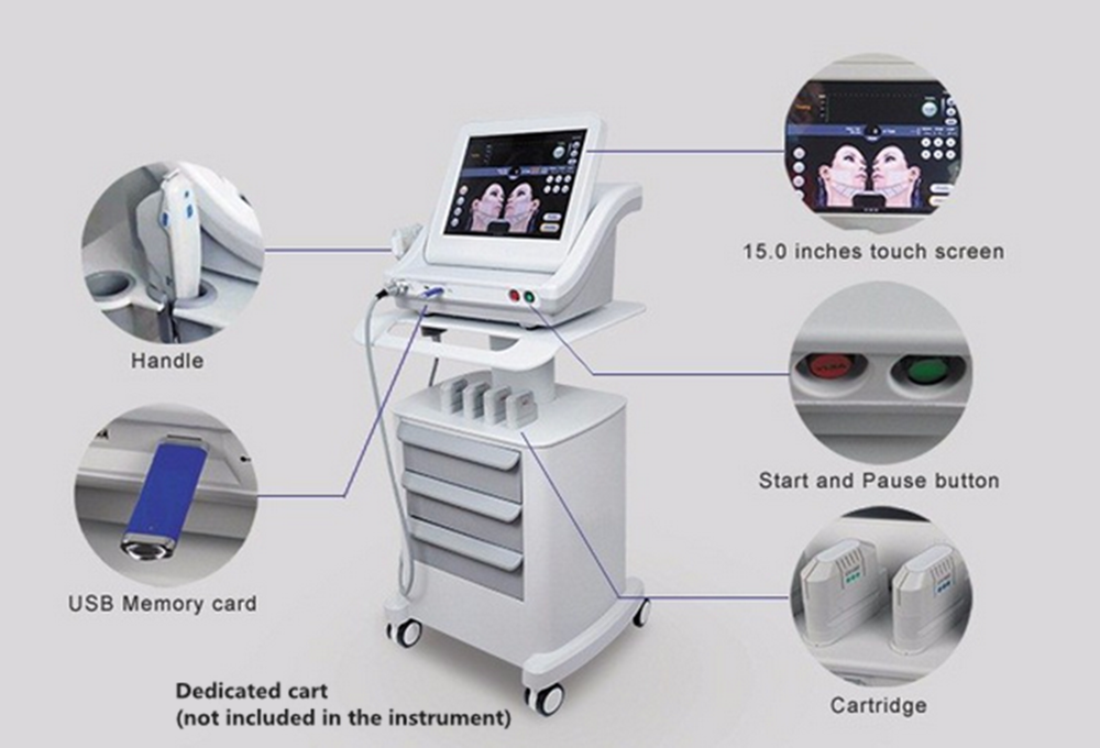China cheapest portable high intensity focused ultrasound machine for sale