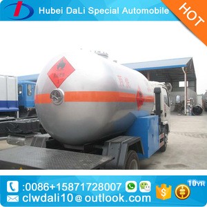 China factory 2-axles Q345R LPG liquefied petroleum gas tank trucks
