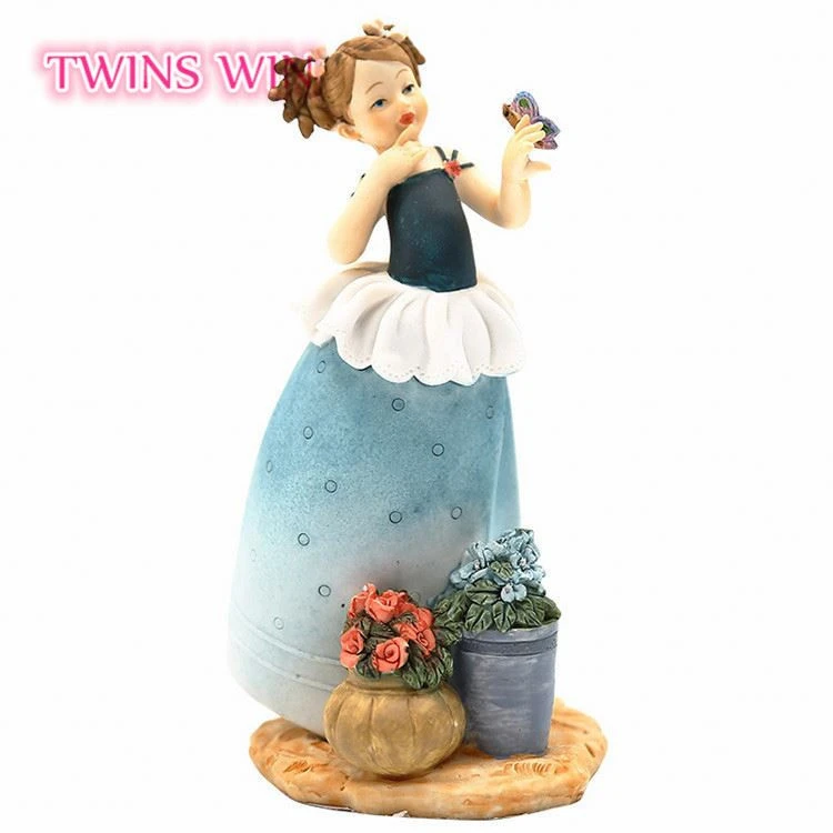 China factory production wholesale art minds crafts personalized ornaments Resin retro European resin crafts figurine