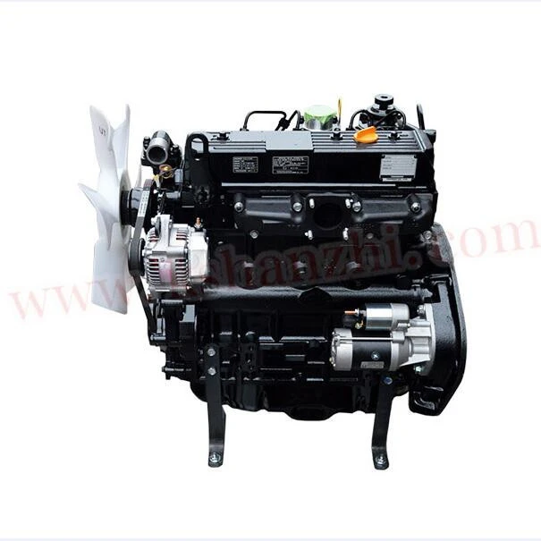 China forklift spare parts genuine complete diesel engine assembly universal used for 4TNE98, FDJZC-4TNE98GC