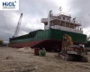 China HICL dredger shipyard 3000t sand transport barge/sand carrier barge/sand barge for sale(CCS certificate)