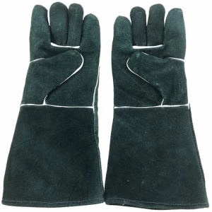 China High Quality cowspilt leather Welder gloves heat resistant wholesale welding gloves for South Africa market