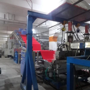 China Made pneumatic knife plastic raw material machinery coil mattress machine with great price