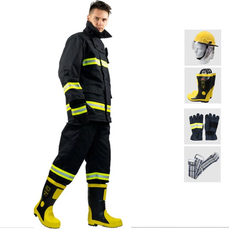 China Manufacturer Forest Fire Fighting Suit Fire Fighting Suit Fire Proof Aramid Uniform Price