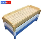 China Pinus Sylvestris Solid Wood Kindergarten Daycare,Nursery Wholesale Kids Beds Factory