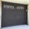 China top manufacturer customize fire rated garage doors black aluminium wrought iron garage door