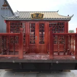 Chinese art wood structure single-layer sightseeing passenger ship, carrying 66 passengers