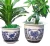 Import Chinese Blue and White Planters Ceramic Flower Pots Home Decor from China