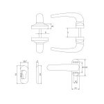 Chinese Upvc And Aluminum accessories for windows and doors to India and Africa