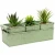 Import Chocolate Colored 3 Set Metal Herb Garden Containers with Tray from China