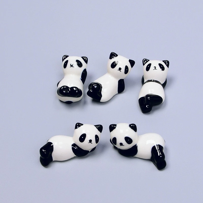 Chopstick Holder Ceramic Panda Chopstick Holder Ceramic Handicraft Ornament Pen Holder