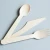 Import Christmas Cutlery Party Wooden Spoons And Forks Disposable from China