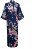 CL-WQ17 Sexy women hot sale long satin nightgown