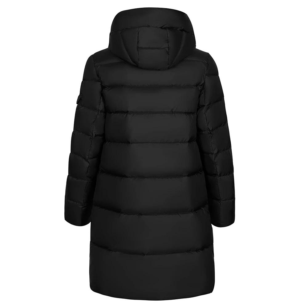 CLASNA 900 Fill Goose Down Jacket Winter Coat Women Padded Jacket with Hooded