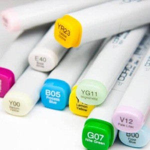 colorful and fine brush marker pens with multiple functions
