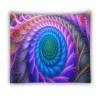 Colorful Mushroom space Forest Trippy Hippie Psychedelic wall Tapestry