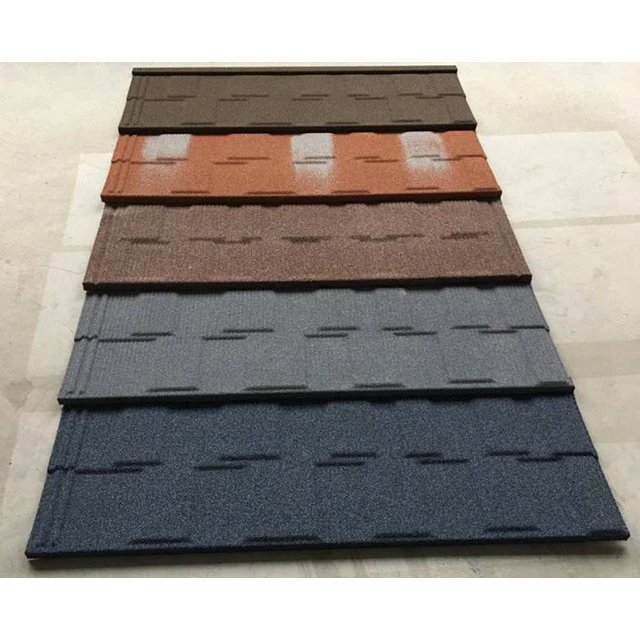 Colorful shingle roofing tile galvanized aluminum strong  material waterproof