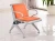 Import Colorfulcn Furniture PU Cushion Stainless Steel Waiting Chairs YA-82A from China