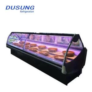 commercial  Cooked Meat Seafood Display Refrigerator