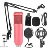 Condenser microphone BM-800 Microphone Sound Recording Microphone with USB sound card for  Twitch  Livestream