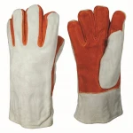 Cow split leather worker working welding gloves - safety gloves