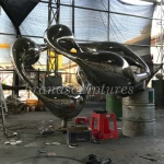 Creative Escultura Polished Sculpture Custom Abstract Art Sculptures for Gallery Display
