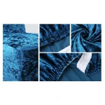 crush velvet big chair cover polyester stretch dining chair cover
