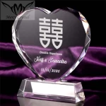 Crystal Heart Personalized Love Wedding Gift for Guests Wedding Souvenirs