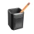 Import Custom Black Desktop Pen Cup Leather Pencil Holder with Logo from China