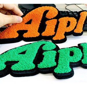 Custom Chenille Back Names Chenille Letterman Patches