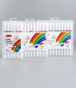 Custom Color Pen Dual Tip Marker for school student Non Toxic Permanent Markers Pen Drawing Sketch Marker stationery