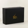 Custom hot stamping gold logo cardboard folding corrugated kraft drop-front shoes paper box