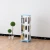 Import custom hotel office home kids ladder storage corner revolving wood display book shelf bookcases from China