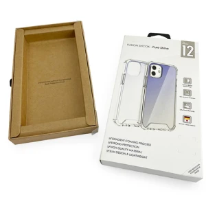 custom kraft paper drawer box phone case packaging box pvc blister packaging printing phone case boxes