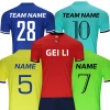 custom latest multi-color summer famous football team track suit comfortable quick dry sport soccer jersey