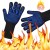 Import Custom Logo Design Oven Mittens 932 Heat Resistant Fire Proof Cooking Certificate Silicone Gloves 1487 Kitchen BBQ Mitts from China