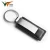 Import custom logo metal car key chain, promotion gift blank PU leather keychain from China