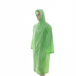 Custom logo waterproof foldable pvc rain jacket raincoat unisex raincoat